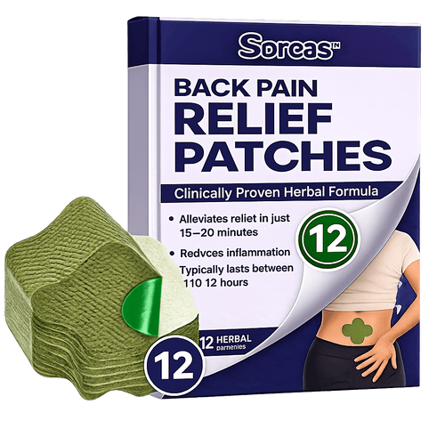 12x Back Pain Relief Patches