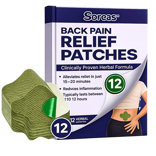 12x Back Pain Relief Patches