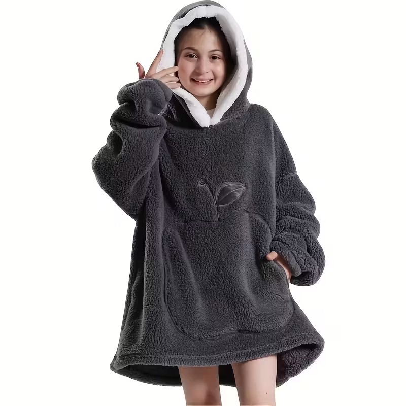 Cozy Oversized Hoodie - Winter Warmth for Kids